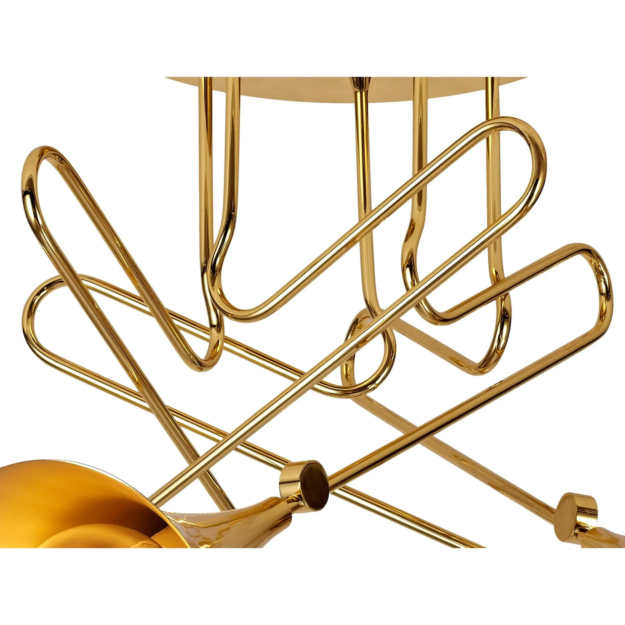 Mantra M5897 Jazz Oro Pendant 5 Light Polished Gold