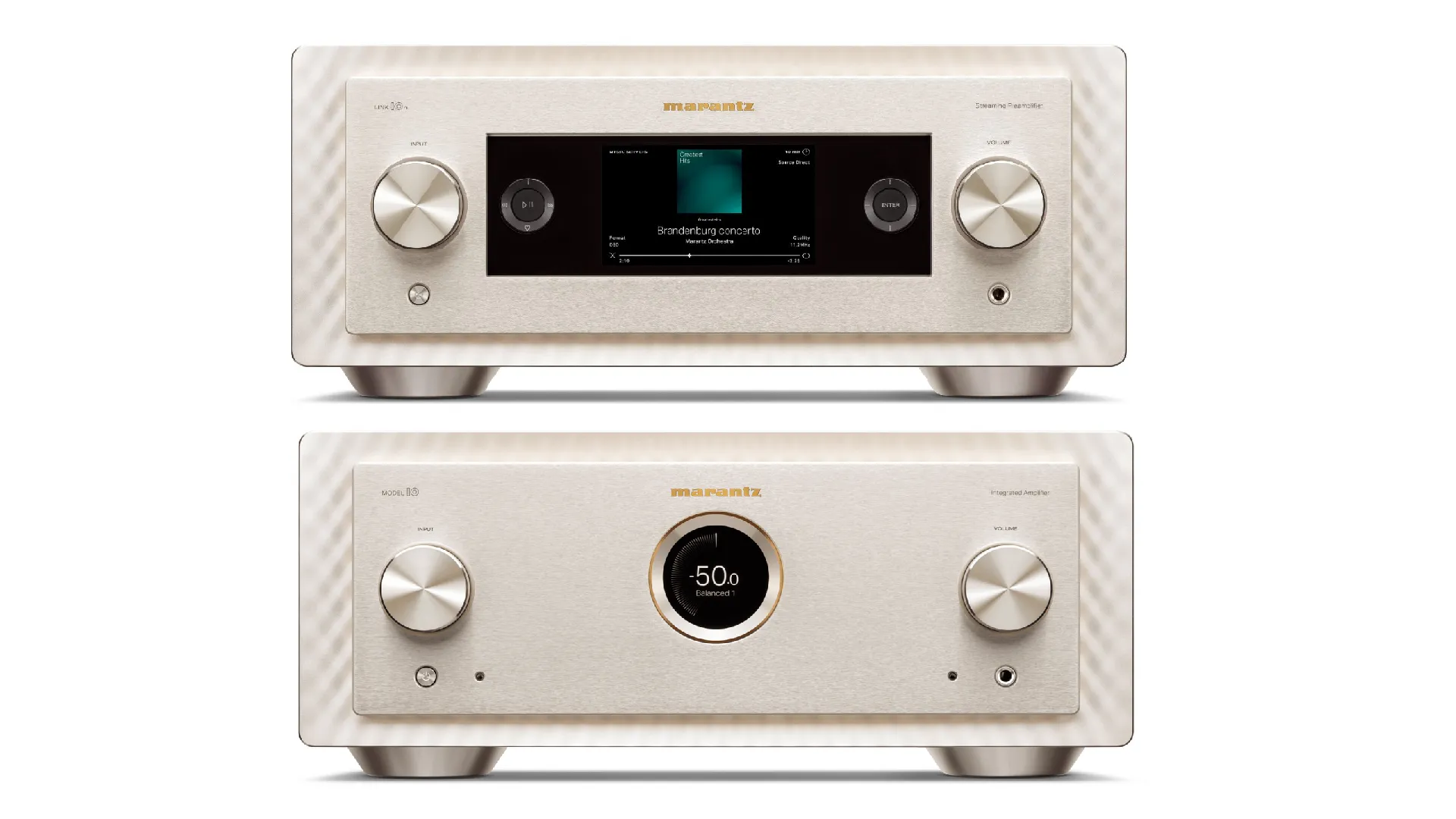 Marantz Model 10 Reference Integrated Amplifier and Marantz Link 10N Network Audio Player Bundle
