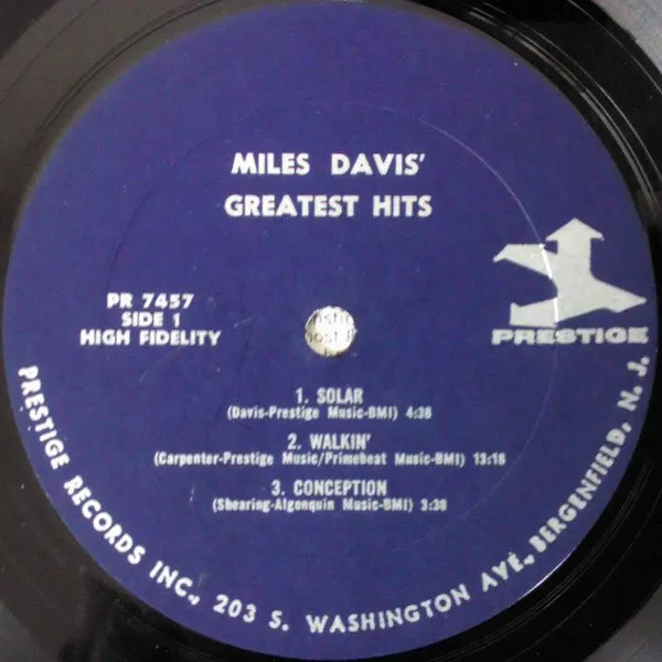 Miles Davis - Greatest Hits (LP, Comp, Mono) (VG)