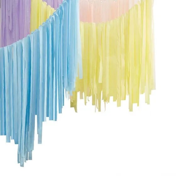 Mix It Up Pastel Streamer Ceiling Kit
