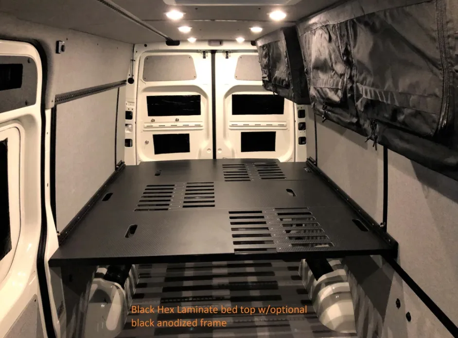 MOAB Elevator Bed - Sprinter - Black Hex Top