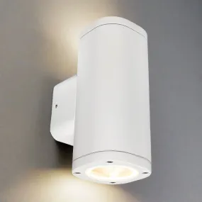 Modern Architectural Decorative LED Up/Down Wall Light in Charcoal or White