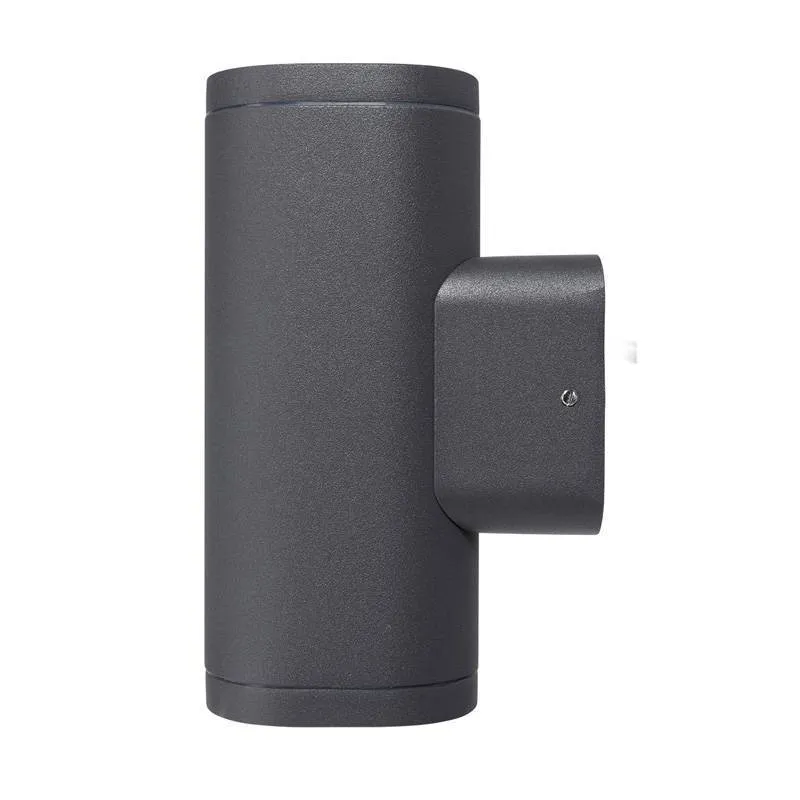 Modern Architectural Decorative LED Up/Down Wall Light in Charcoal or White