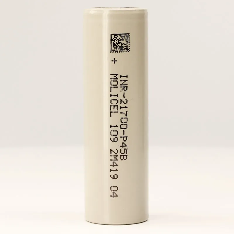 Molicel P45B 4500mAh 21700 45A Lithium-ion Rechargeable Battery **** HAS TO BE SHIPPED WITH FLASHLIGHT   FEDEX ***