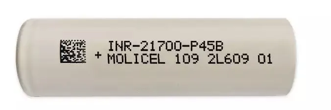 Molicel P45B 4500mAh 21700 45A Lithium-ion Rechargeable Battery **** HAS TO BE SHIPPED WITH FLASHLIGHT   FEDEX ***