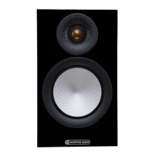 Monitor Audio Silver 50 Bookshelf Speakers Pair 7G Black Gloss