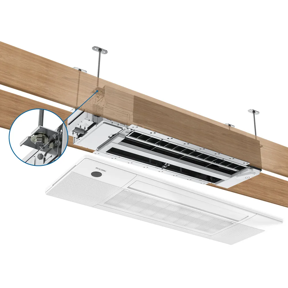 MRCOOL® DIY Mini Split 36,000 BTU 21.5 SEER 3 Zone Ceiling Cassette Ductless Air Conditioner and Heat Pump - 9K   9K   18K