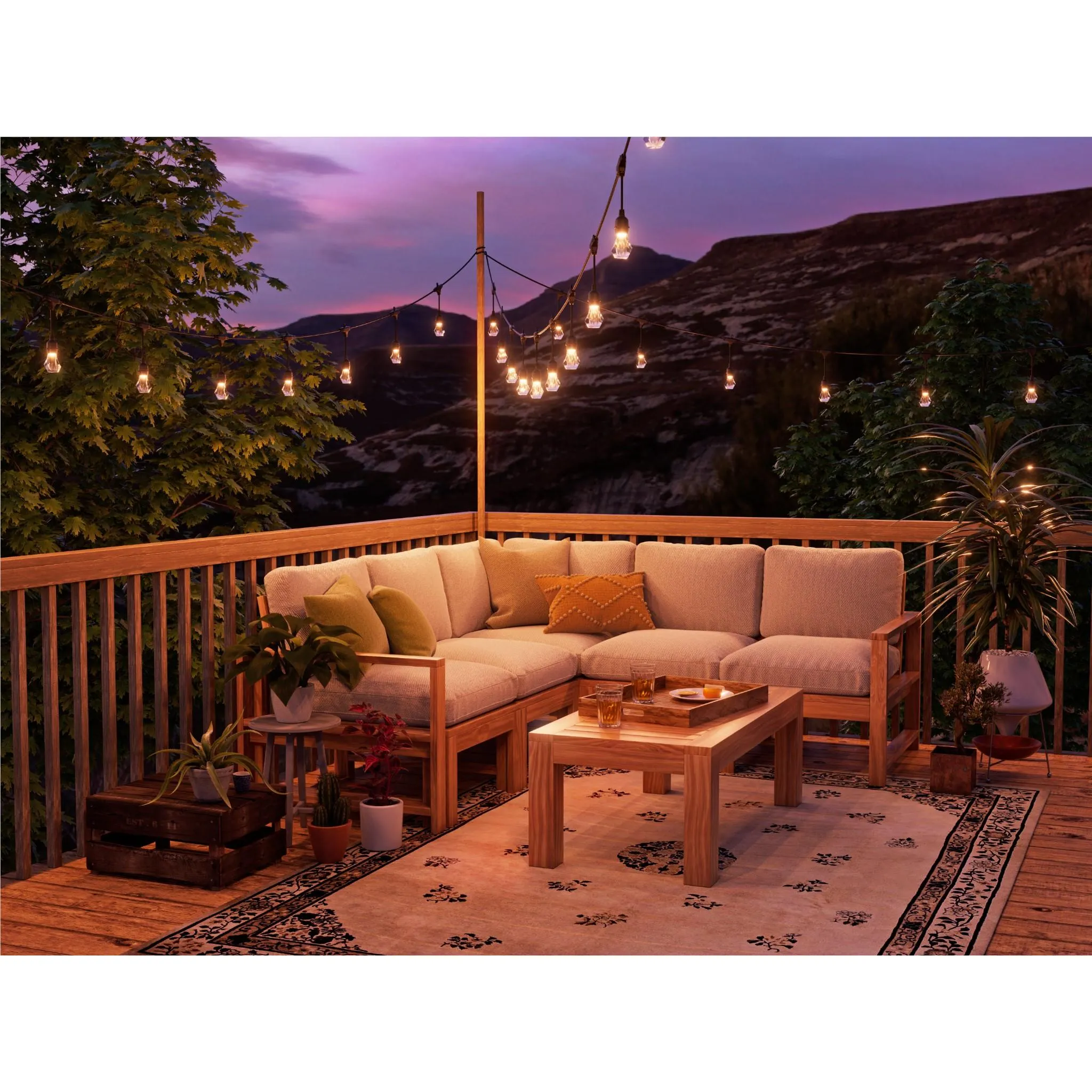 Nanoleaf Matter Smart Multicolour Outdoor String Light Smarter Kit (15m)