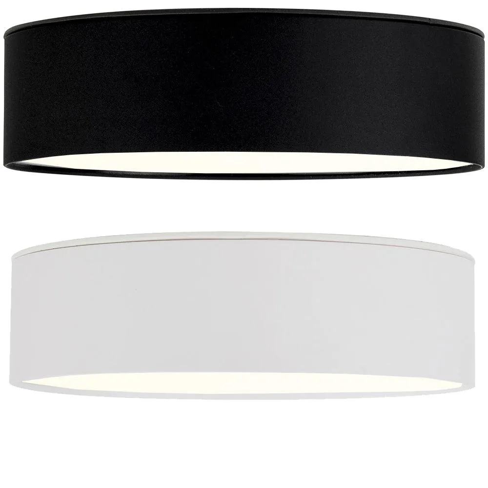 Nella LED Oyster Light Small or Large in White/Black Havit Lighting - HV5892T, HV5893T
