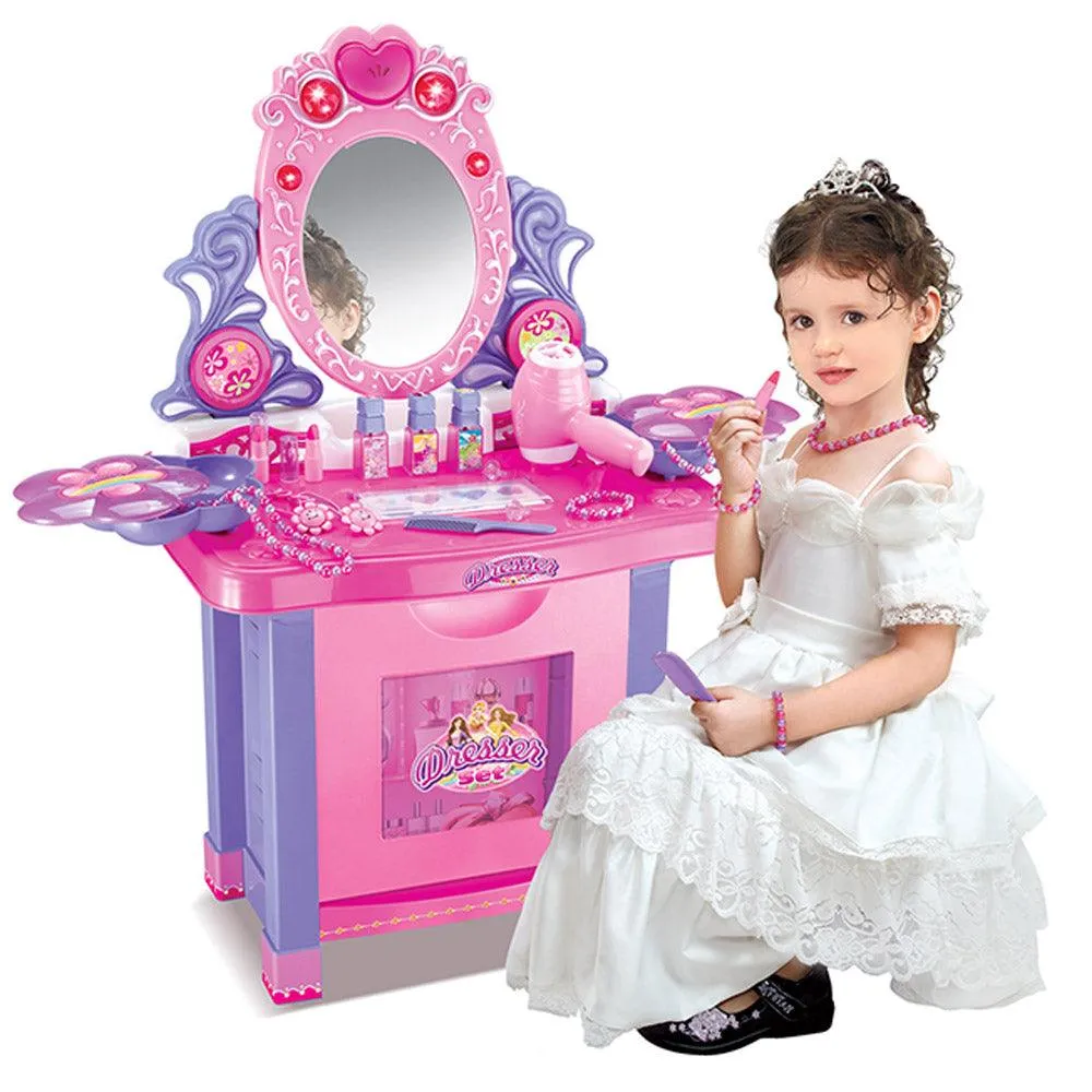 (Net) Dresser Set With Music And Lights