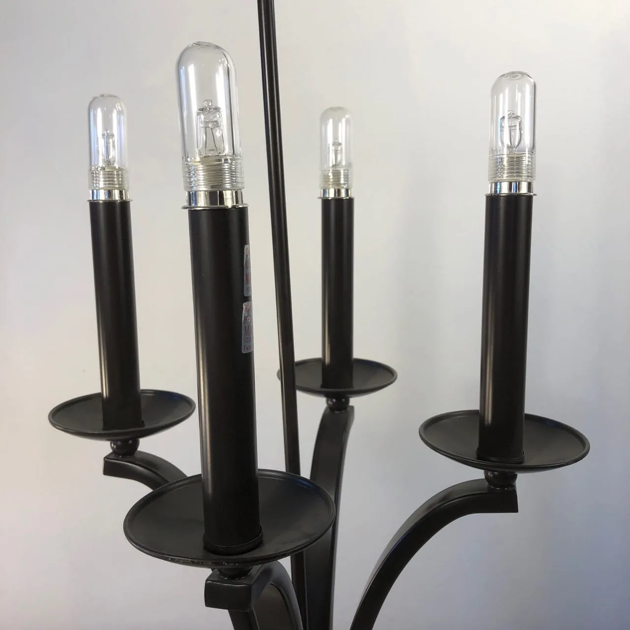 Pacific Coast Lighting Table Lamp, Black Four Light