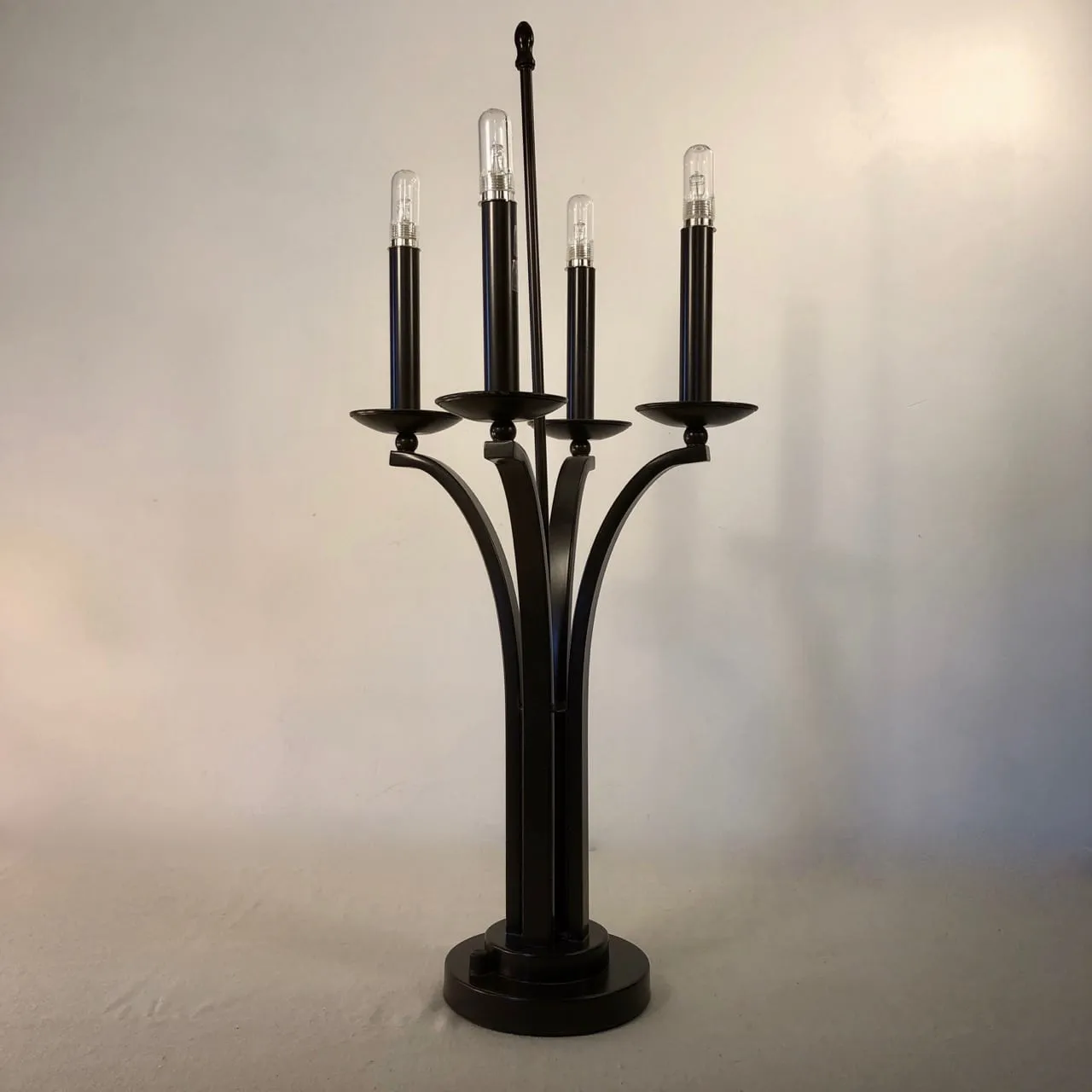 Pacific Coast Lighting Table Lamp, Black Four Light
