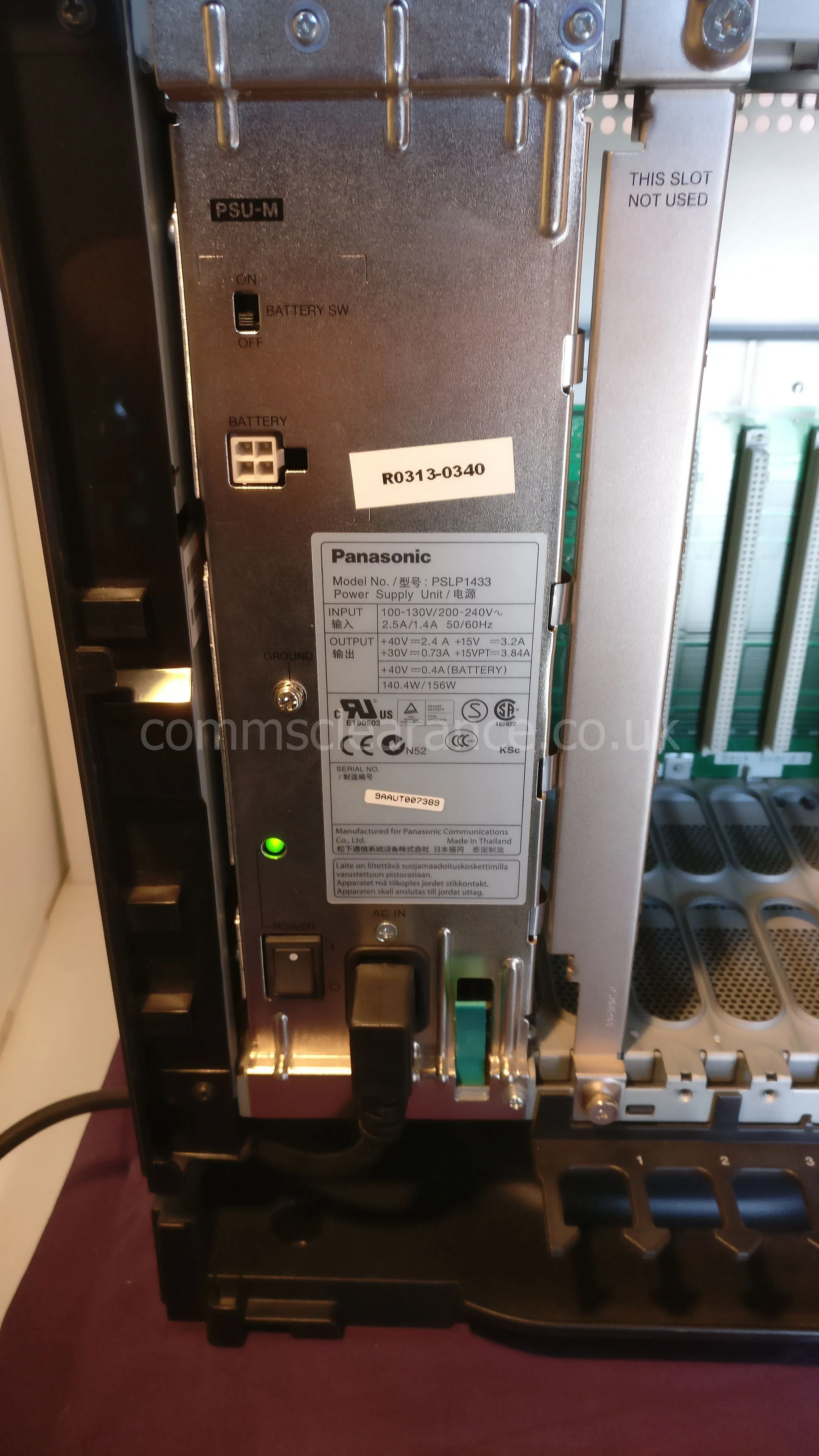Panasonic KX-TDA100 Hybrid IP-PBX Telephone System