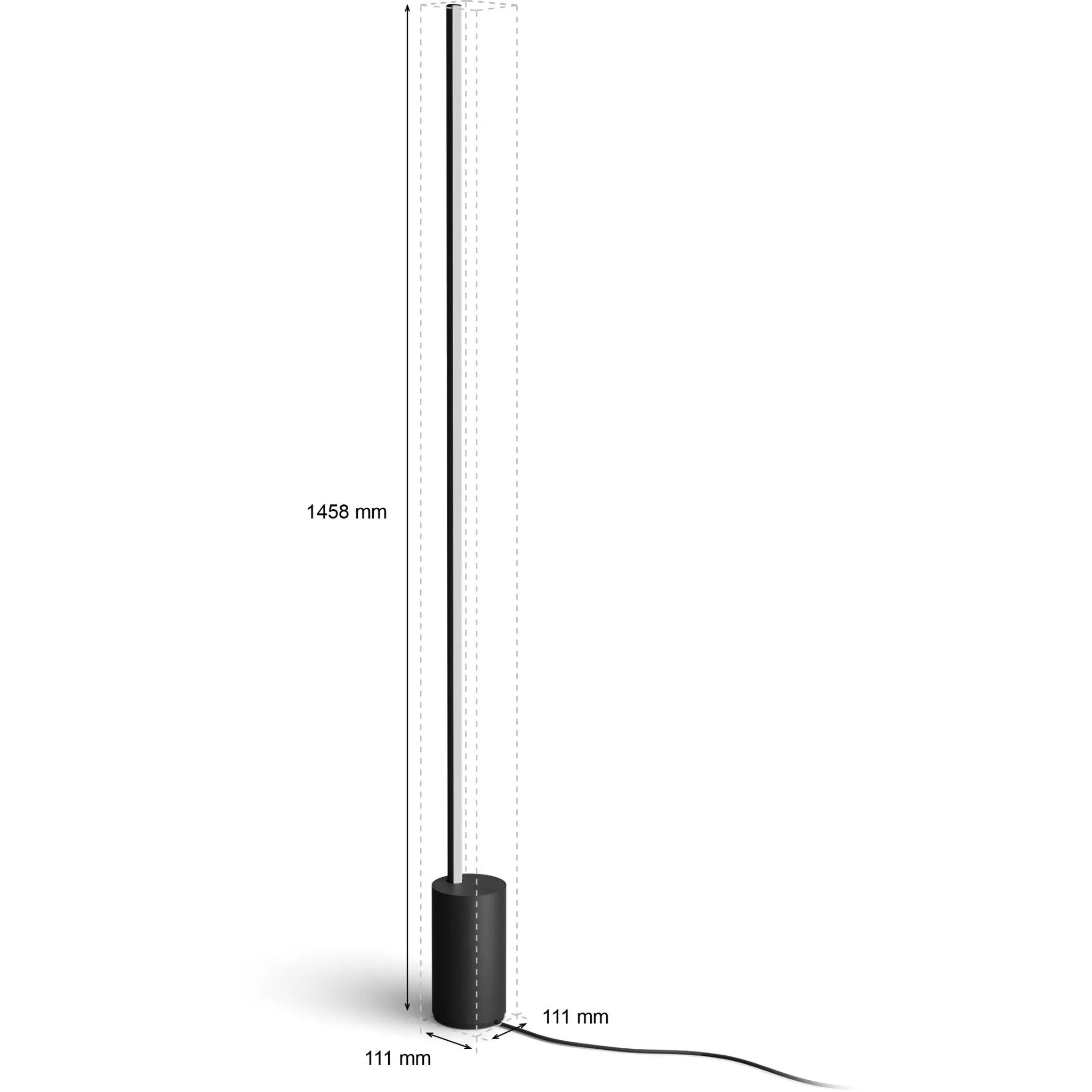 Philips Hue Gradient Signe Floor Lamp (Black)