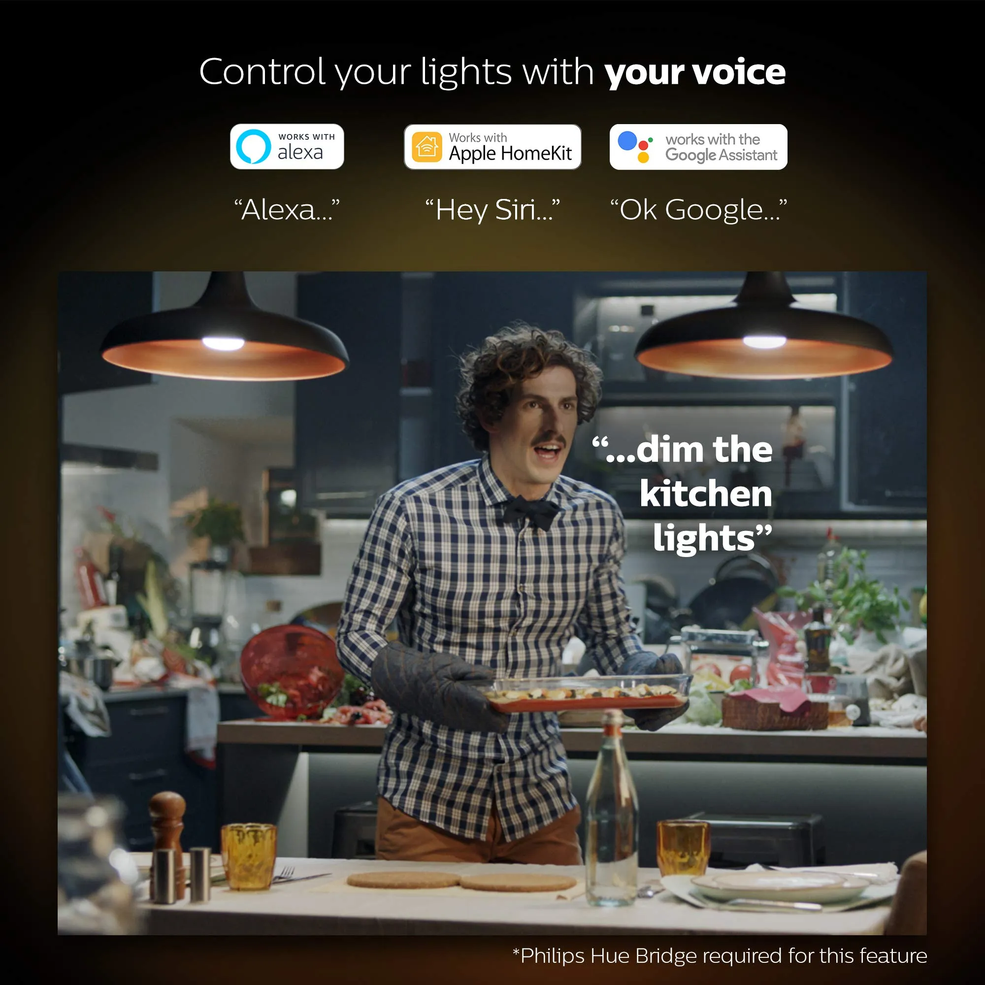 Philips Hue White and Colour Ambience Personal Wireless Lighting 2 x 9.5 W E27 Edison Screw LED Twin Pack Light Bulbs, Apple HomeKit Enabled, Works with Alexa