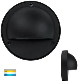 Pinta Step Light with Eyelid Matt Black Havit Lighting - HV2921-HV2924