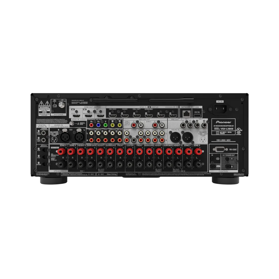 Pioneer Elite VSX-LX805 11.4 Channel AV Receiver