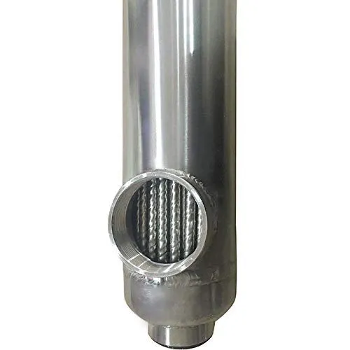 Pool Heat Exchanger - 210K Stainless Steel 316L Same Side 1 1/2" & 1 1/2" FPT