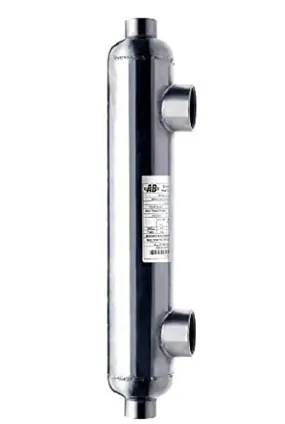 Pool Heat Exchanger - 210K Stainless Steel 316L Same Side 1 1/2" & 1 1/2" FPT