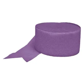 Purple Crepe Streamer