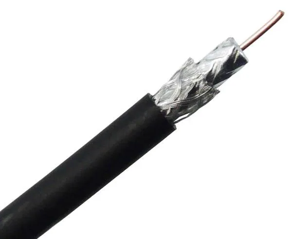 RG6 Coaxial Cable, Dual Shield CMR, 18 AWG CCS, AL Foil Bonded   60% AL Braid, Black or White, 1000ft and 500ft