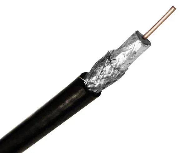 RG6 Coaxial Cable, Dual Shielded Riser CMR, 18 AWG BC, 100% Bonded AL Foil   60% AL Braid, Black or White, 1,000ft