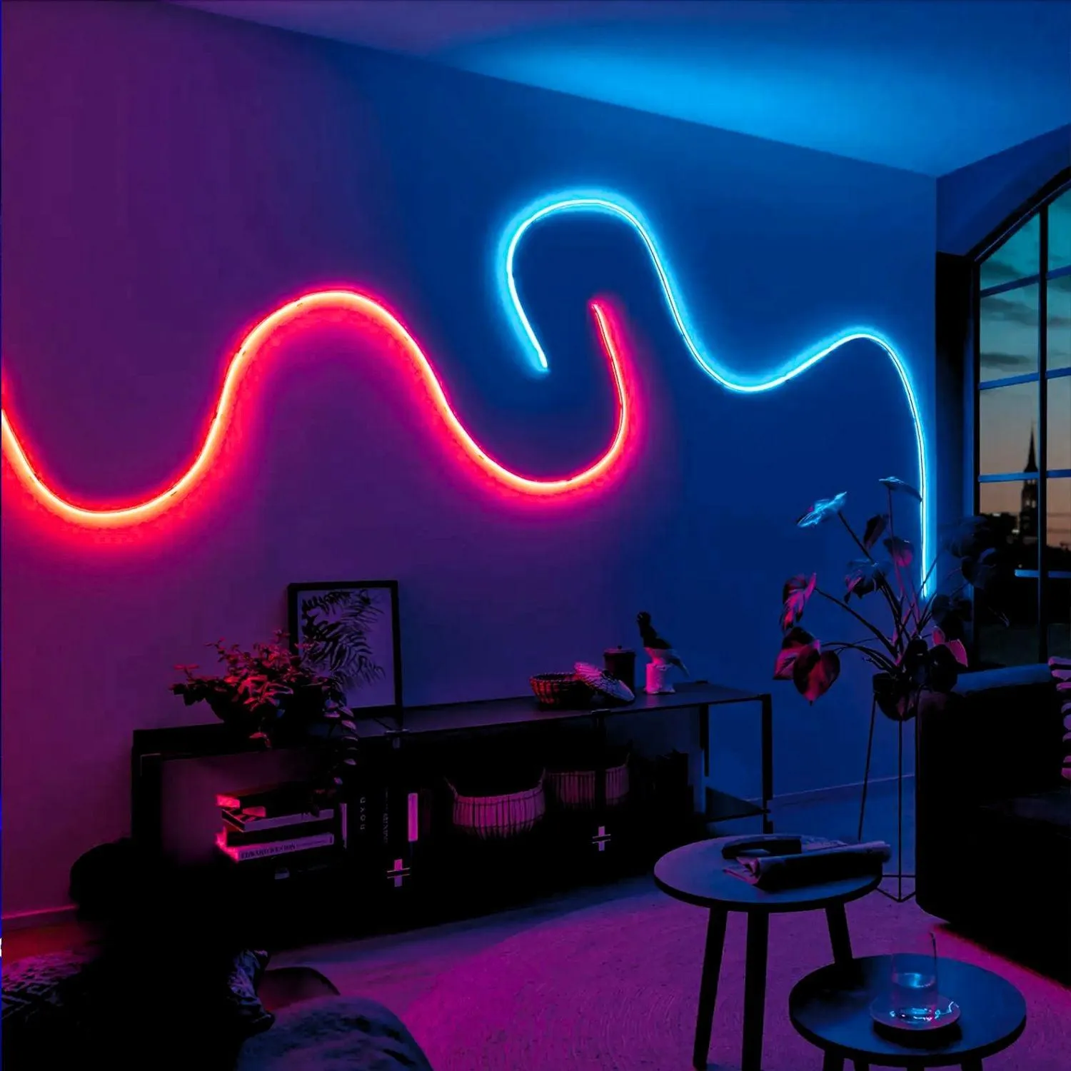 RGB Neon Flex 12V 8x18mm IP65 Waterproof with WIFI App Control 5 Metre Kit