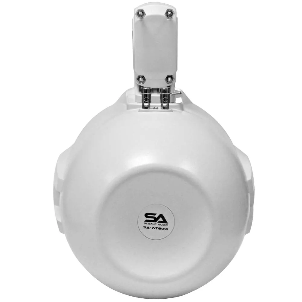 SA-WT80W - Pair of 300 Watt 8 Inch 2-Way White Wakeboard Tower Speakers - 600 Watts Total