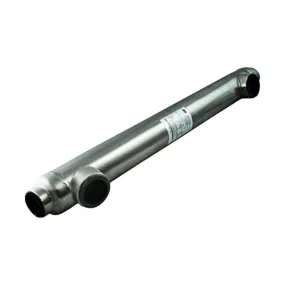 Salt Swimming Pool Heat Exchanger - 155K Titanium Same Side 1 1/2" & 1" FPT