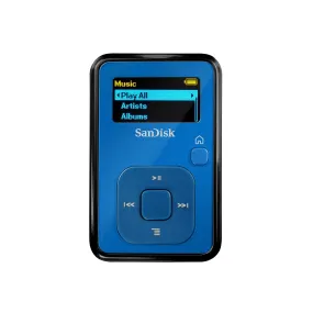 SanDisk Sansa Clip  4 GB MP3 Player (Blue) (Discontinued by Manufacturer)