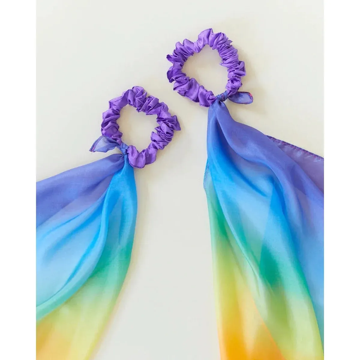 Sarah's Silks Wrist Streamers - Rainbow