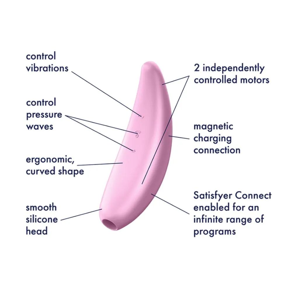 Satisfyer Curvy 3   Plus Clitoral Stimulator