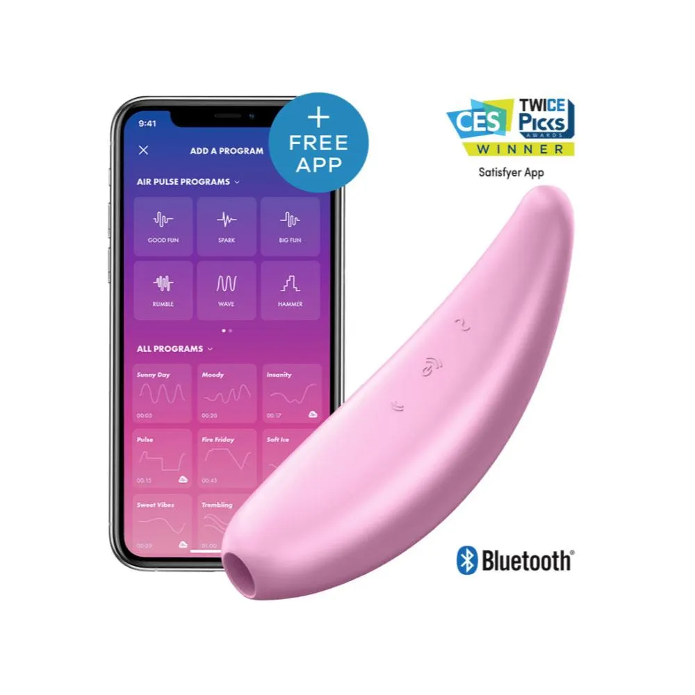 Satisfyer Curvy 3   Plus Clitoral Stimulator
