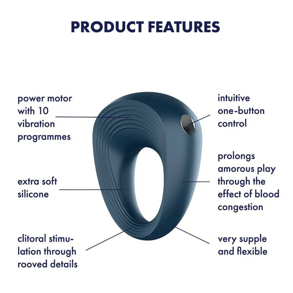 Satisfyer Power Ring - Rechargeable Silicone Cock Ring
