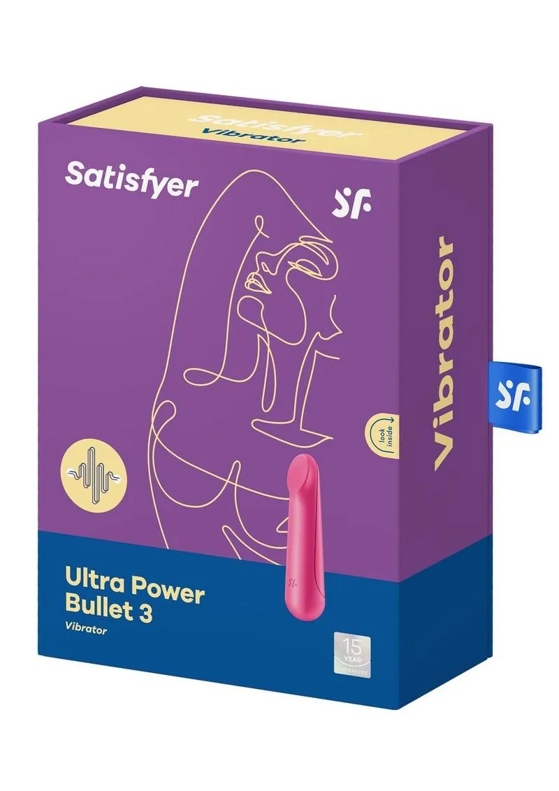 Satisfyer Ultra Power Bullet 3 Rechargeable Silicone Bullet Vibrator