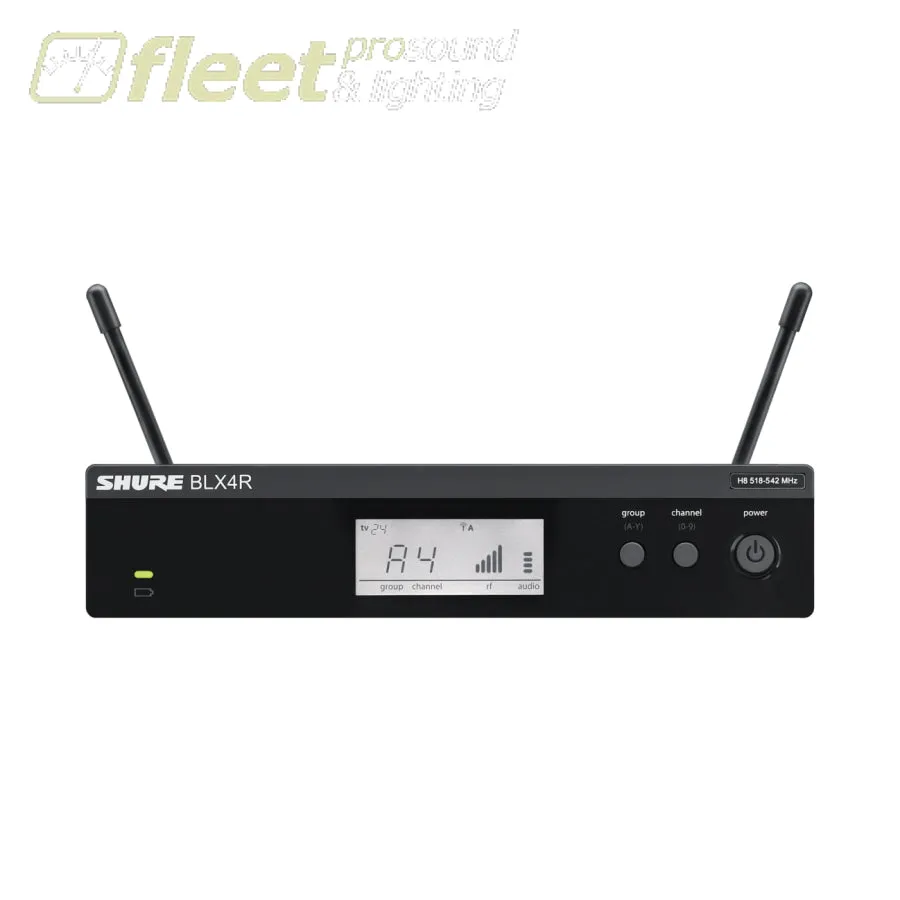 Shure BLX14R/B98 Wireless Rack-mount Instrument System with Beta 98H/C Clip-on Gooseneck Microphone