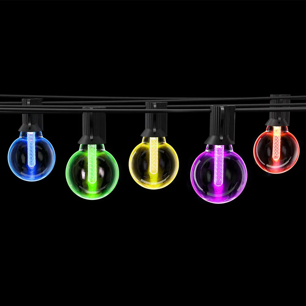 Smart Festoon Lights Outdoor Waterproof RGB LED String Light WIFI APP