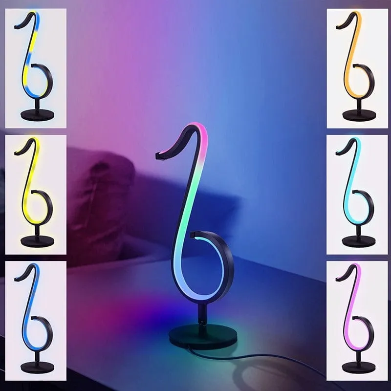 Smart Musical Note Lamp with APP Control