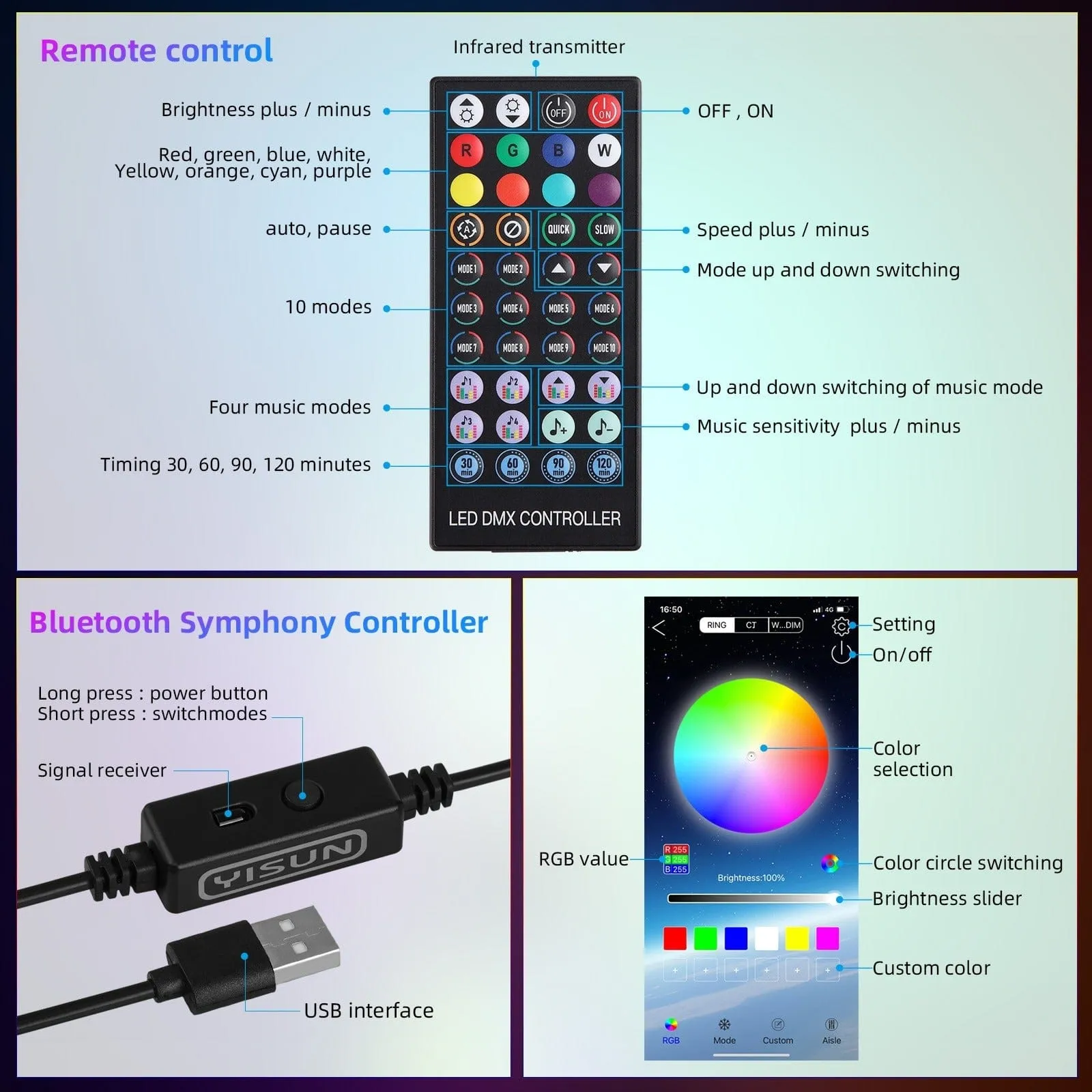 Smart Musical Note Lamp with APP Control