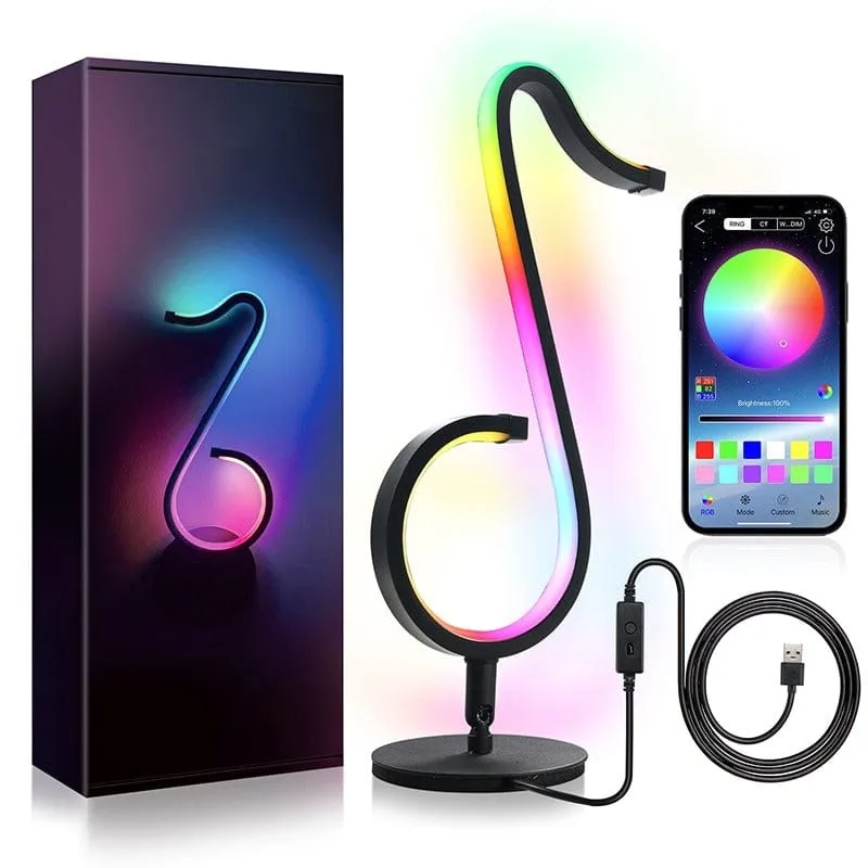 Smart Musical Note Lamp with APP Control