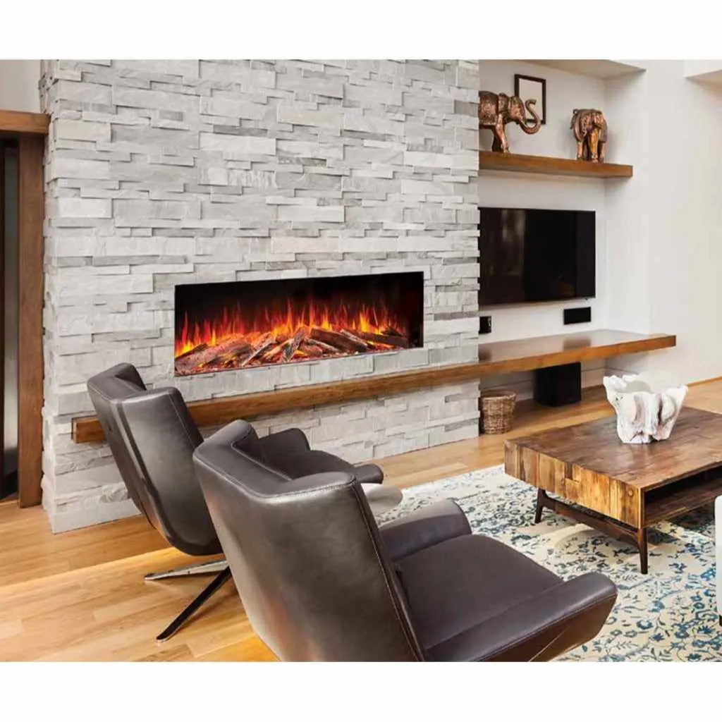 Solution Fires LUX 200 HD 2000MM Panoramic Electric Fire - 1/2/3 Sided Media Wall Electric Fire