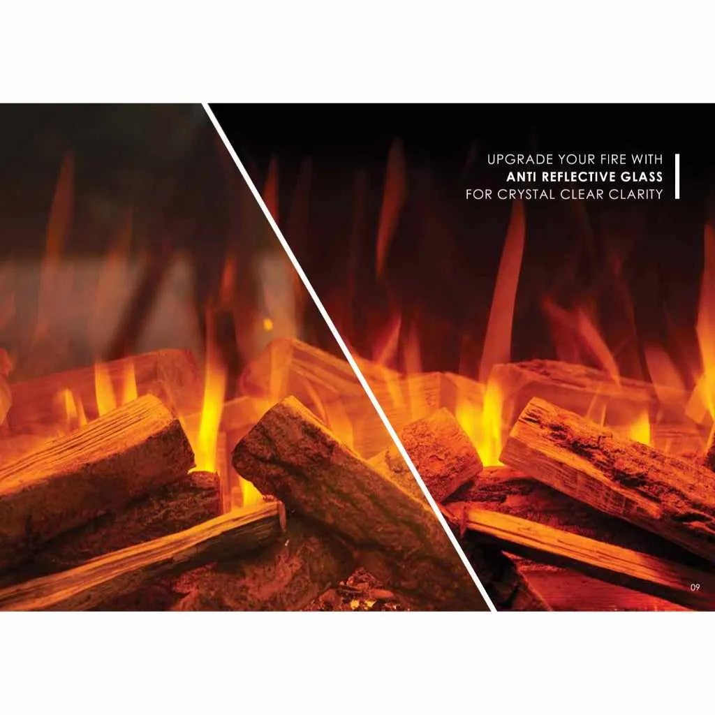 Solution Fires LUX 75 HD 750MM Panoramic Electric Fire - 1/2/3 Sided Media Wall Electric Fire