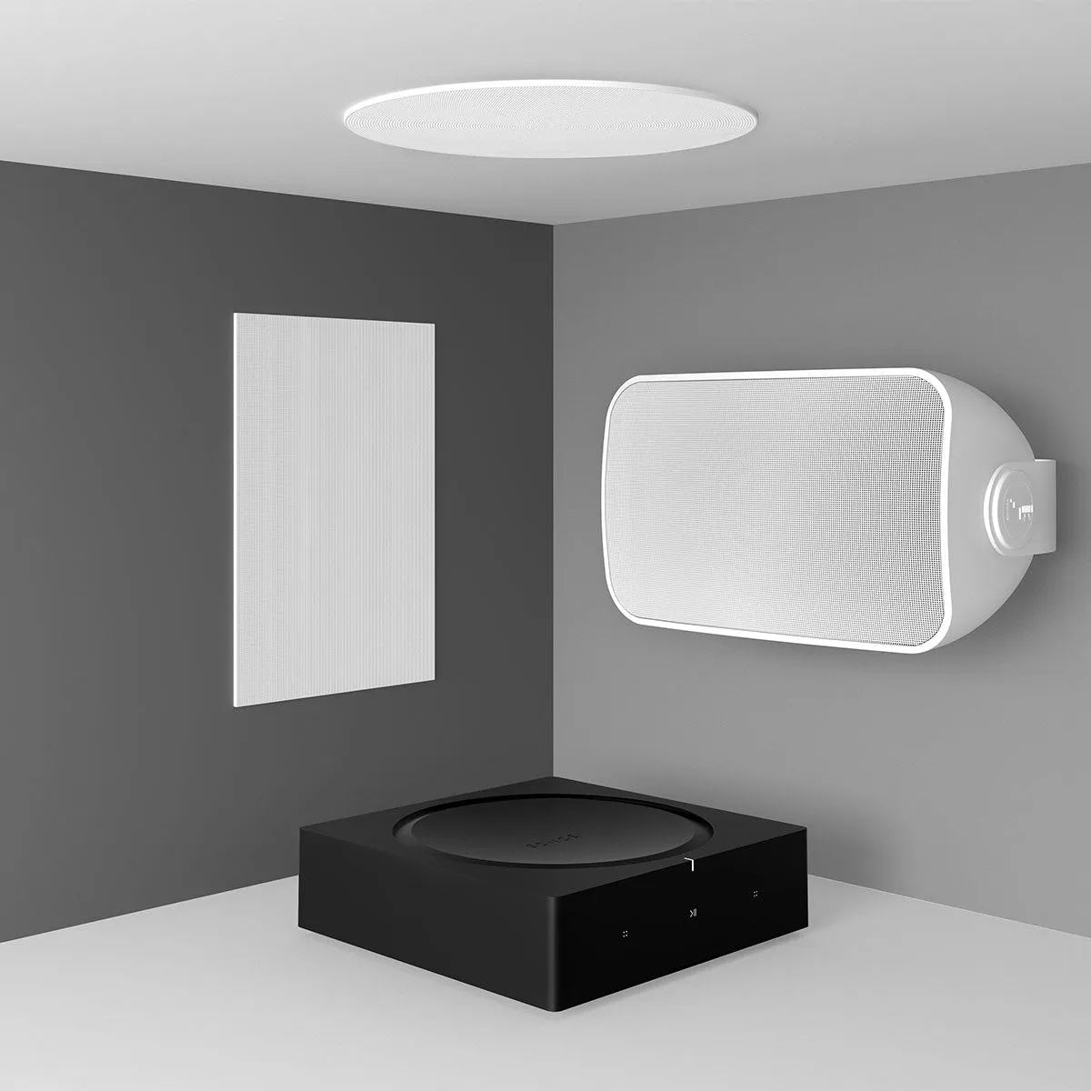 Sonos INCLGWW1 In-Ceiling Speakers with 6.5" Woofers - Pair