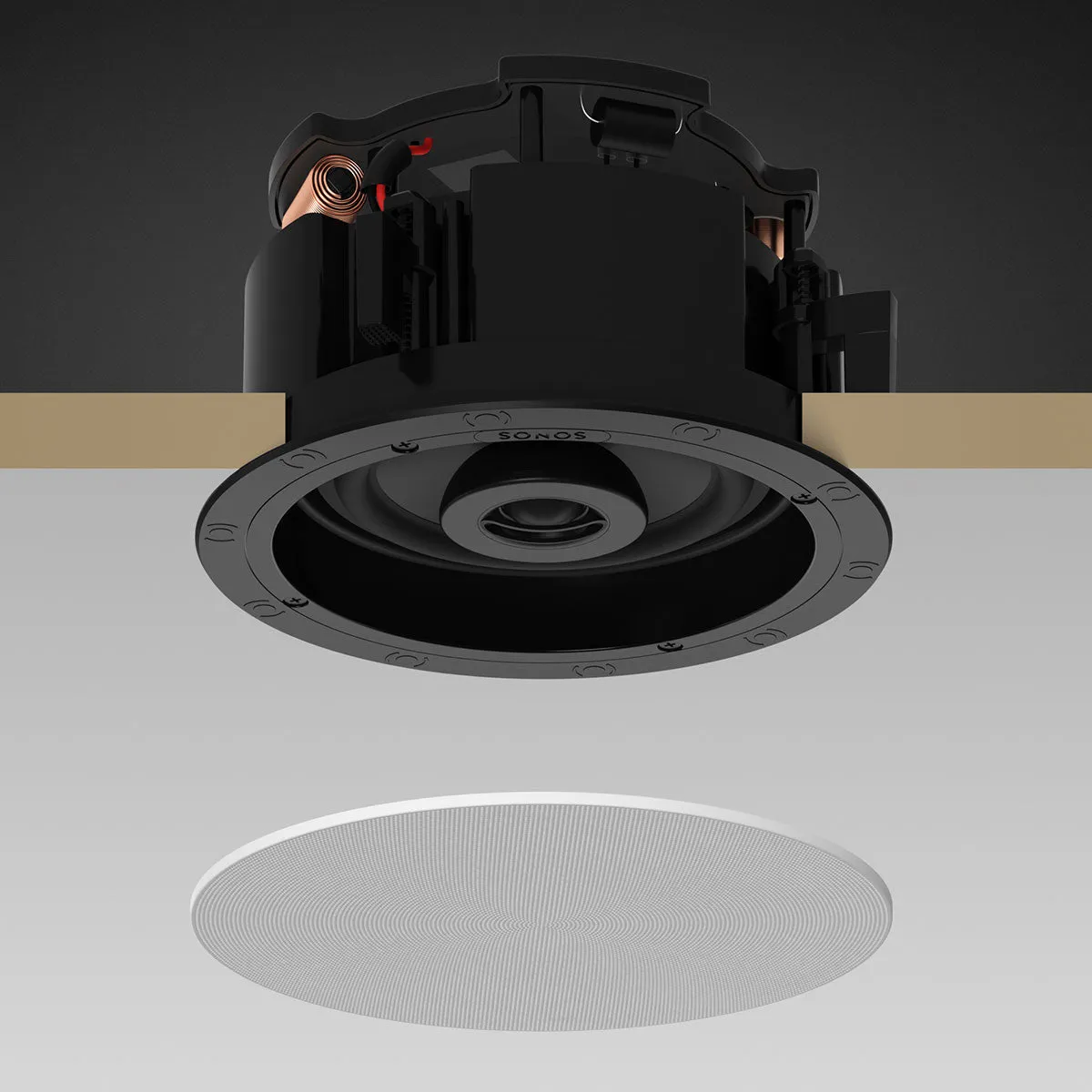 Sonos INCLGWW1 In-Ceiling Speakers with 6.5" Woofers - Pair