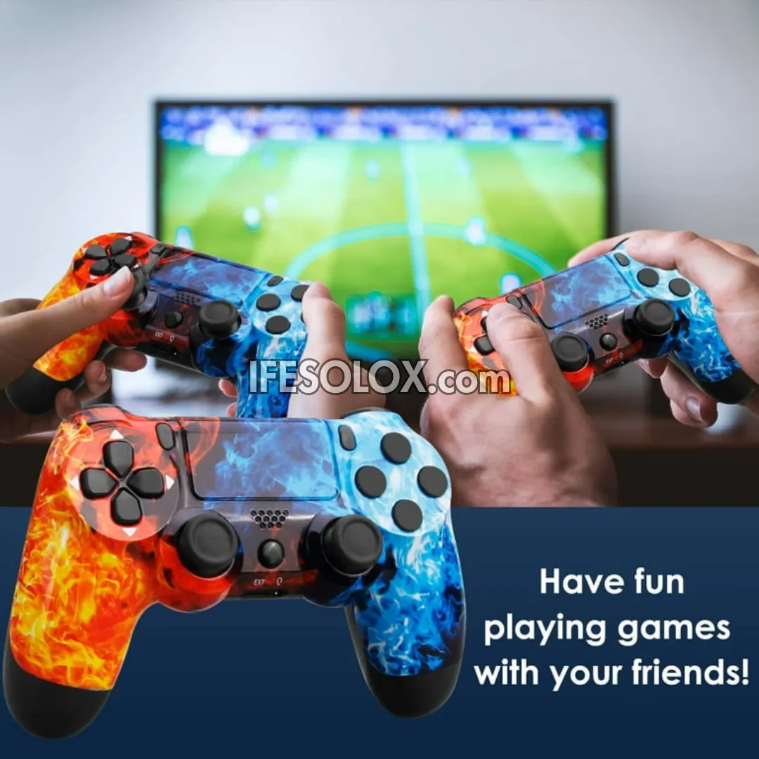 Sony PS4 DualShock 4 Game Controller for PS4, PC, Smartphones and Gadgets (Cold Heat) - Brand New