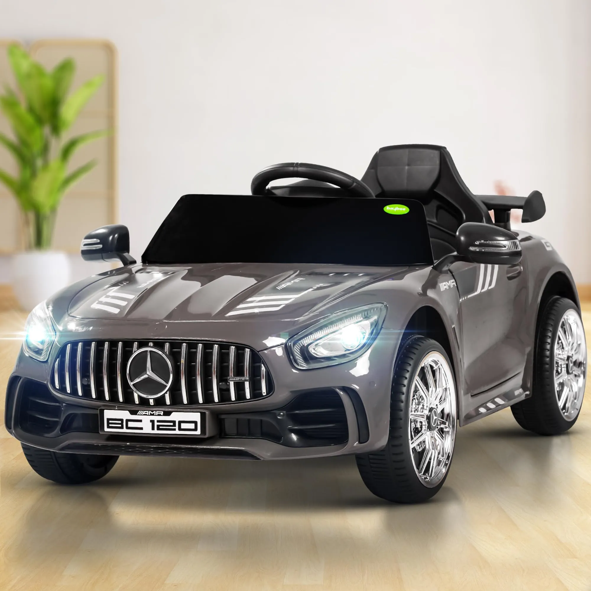 Spyder Pro Battery Operated Car for Kids with Music & Light