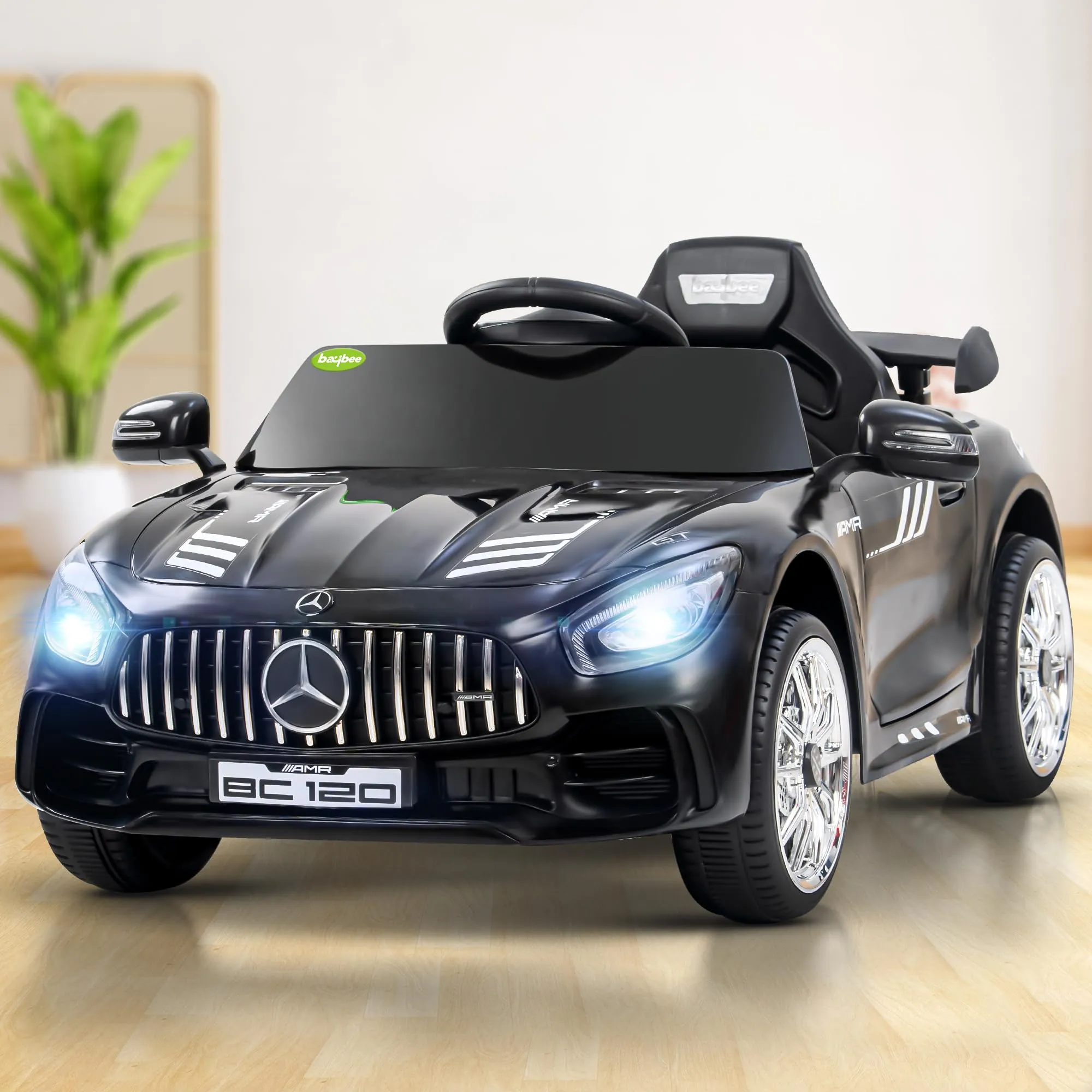 Spyder Pro Battery Operated Car for Kids with Music & Light
