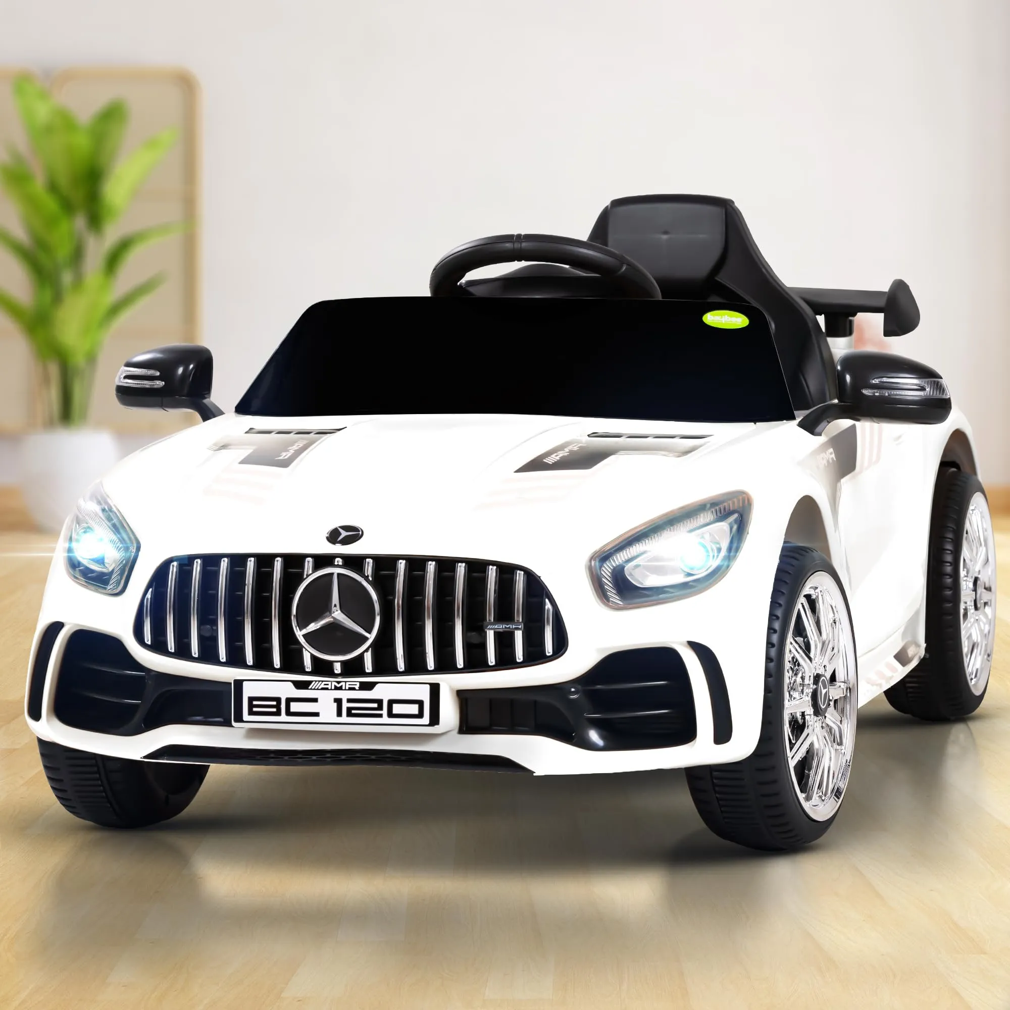 Spyder Pro Battery Operated Car for Kids with Music & Light