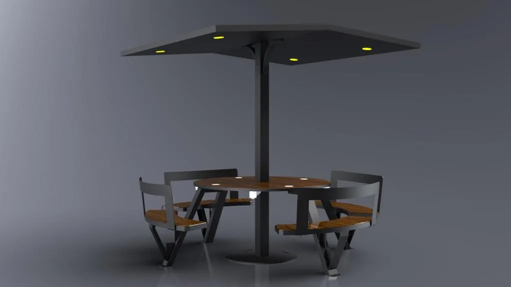 ST1020 RU - Solar Canopy Table