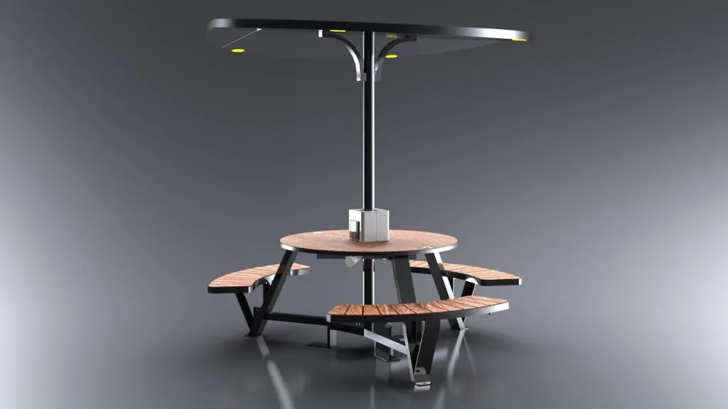 ST1020 RU - Solar Canopy Table